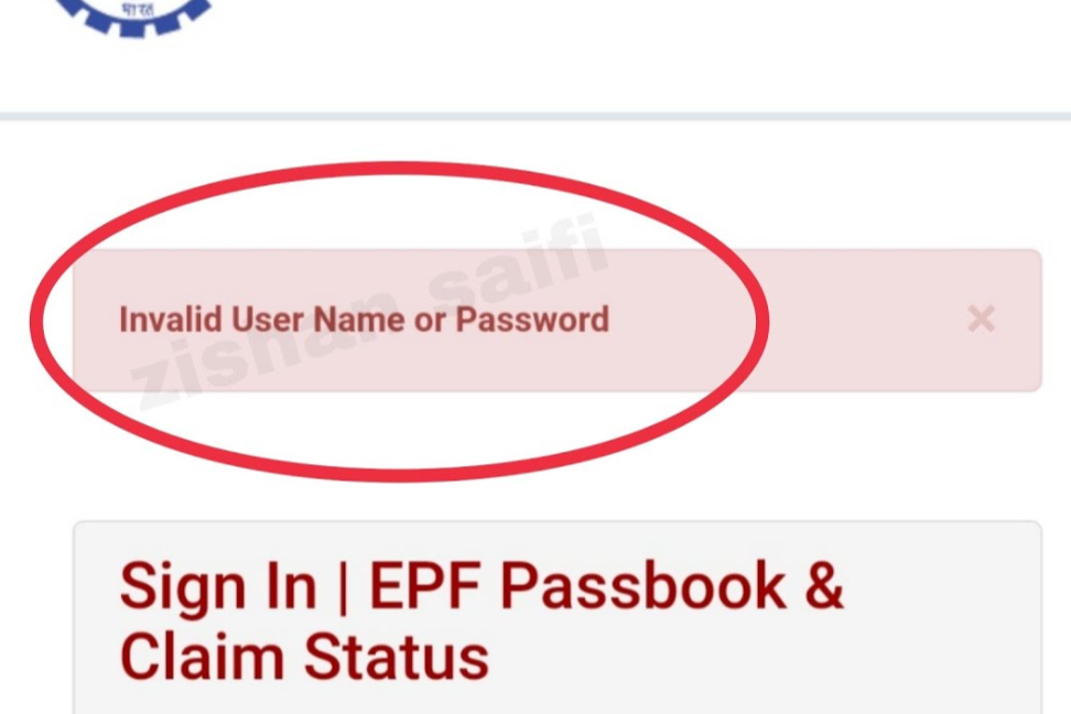 Can’t Log In to EPFO Passbook? Fast Fixes for “Invalid Username or Password”