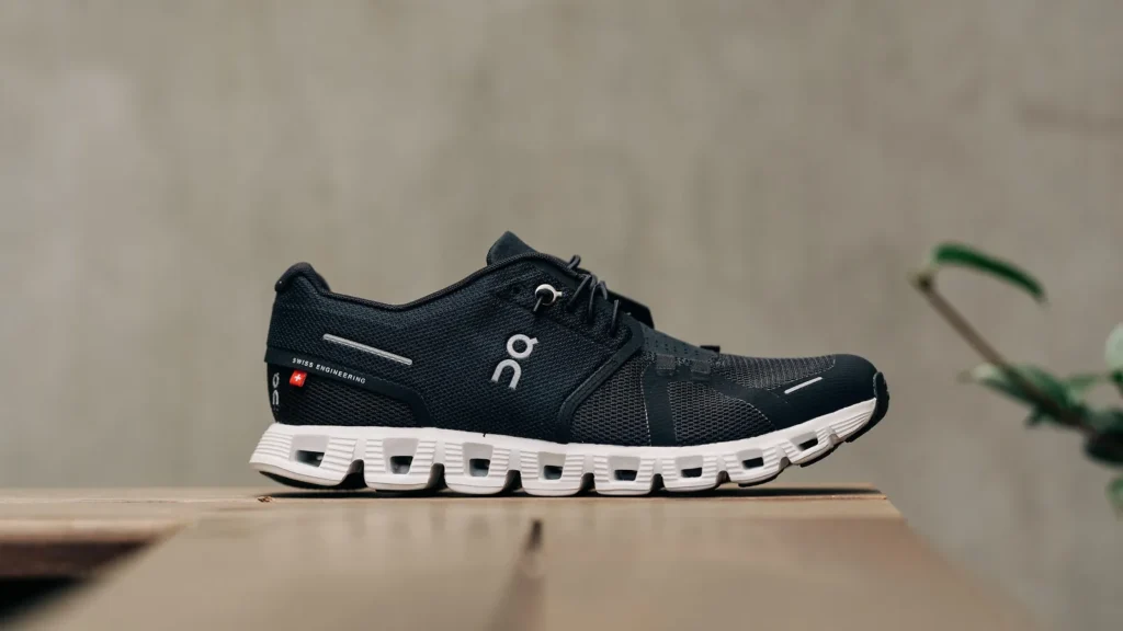 On cloud shoes